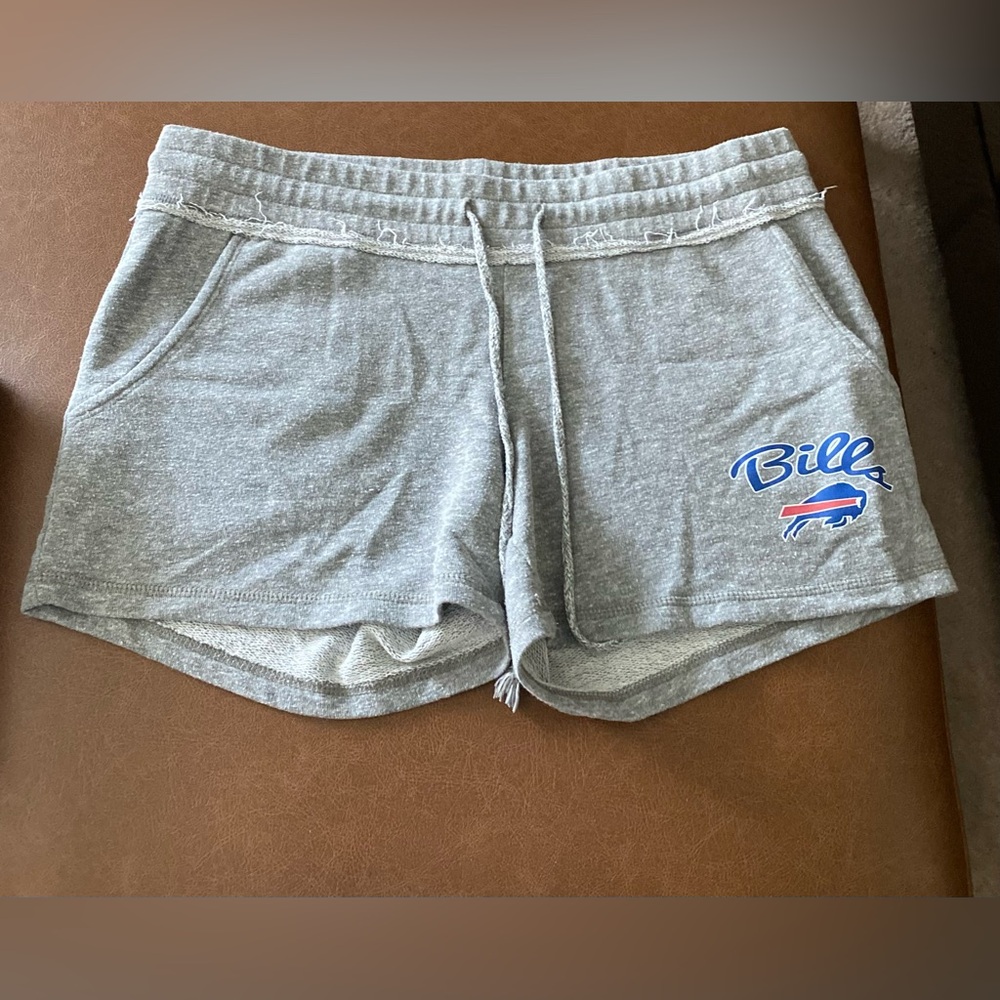 Fanatics Grey Women's Athletic Shorts with Team Logo